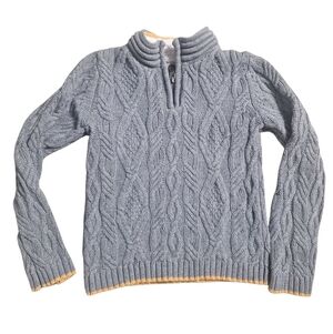5/$20 Jarvis Archer Cotton Gray Cable Knit Sweater Size 5-6years